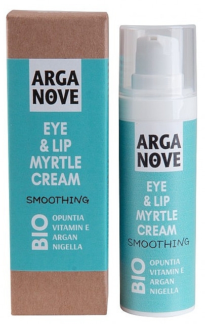 Smoothing Eye & Lip Contour Cream - Arganove Smoothing Eye & Lip Myrtle Cream — photo N1