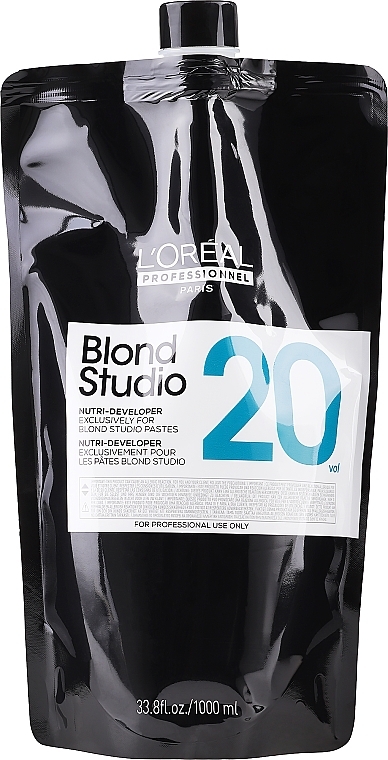 Nourishing Creamy Developer for Blonde Hair 6% - L'Oreal Professionnel Blond Studio Creamy Nutri-Developer Vol.20 — photo N1