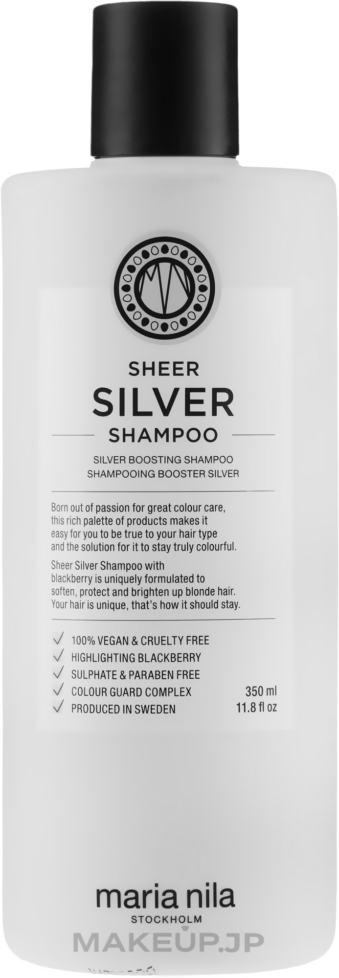 Anti-Yellow Shampoo for Colored Hair - Maria Nila Sheer Silver Shampoo — photo 350 ml
