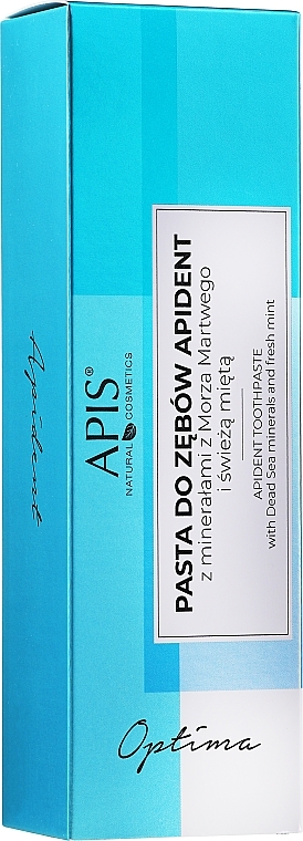 Toothpaste with Dead Sea Minerals - APIS Professional Optima — photo N2