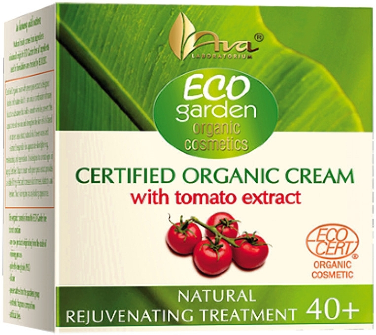 Cream with Tomato Extract 40+ - Ava Laboratorium Eco Garden Certified Organic Cream With Tomato — photo N1