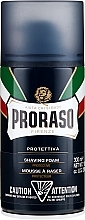 Aloe and Vitamin E Shaving Foam - Proraso Blue Line Shaving Foam — photo N3