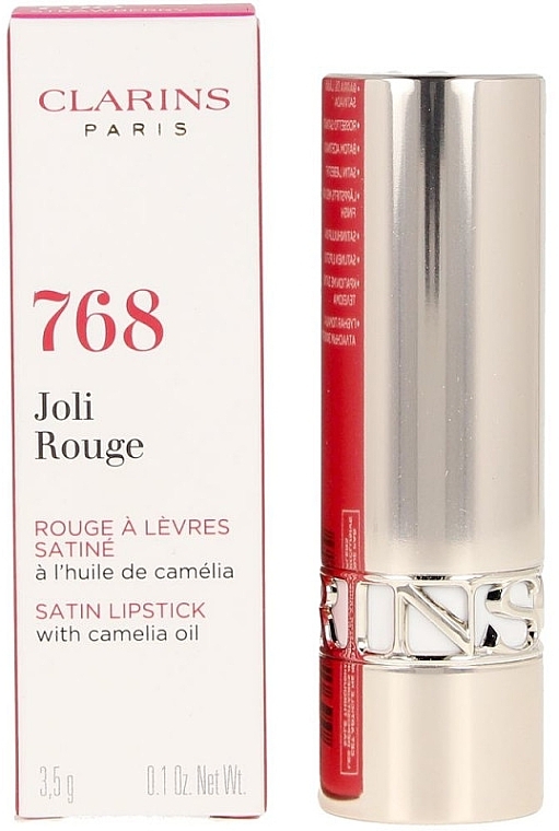 Lipstick - Clarins Joli Rouge Satin Lipstick — photo N2