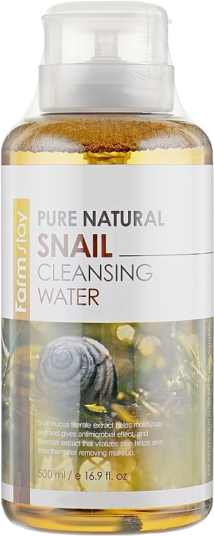 Cleansing Water with Snail Mucin Extract - FarmStay — photo N7