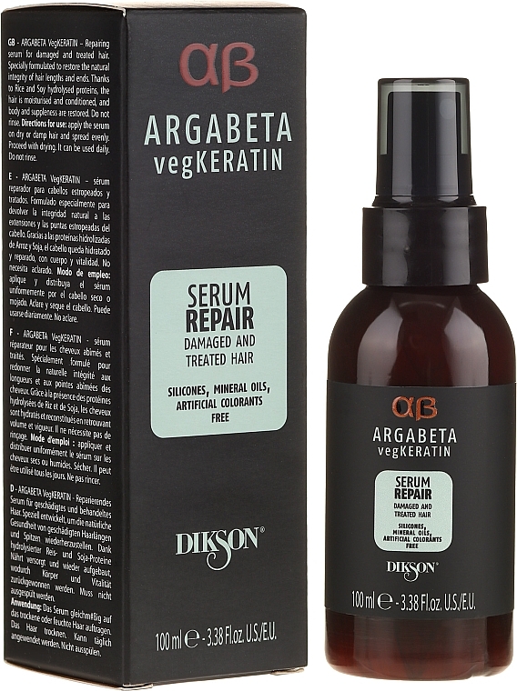 Repair Hair Keratin Serum - Dikson Argabeta Serum Repair — photo N1