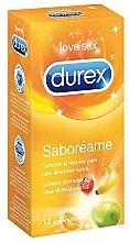 Condoms, 12 pcs - Durex Saboreame — photo N2