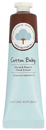 Moisturizing Hand Cream - Nature Republic Hand and Nature Hand Cream Cotton Baby — photo N6