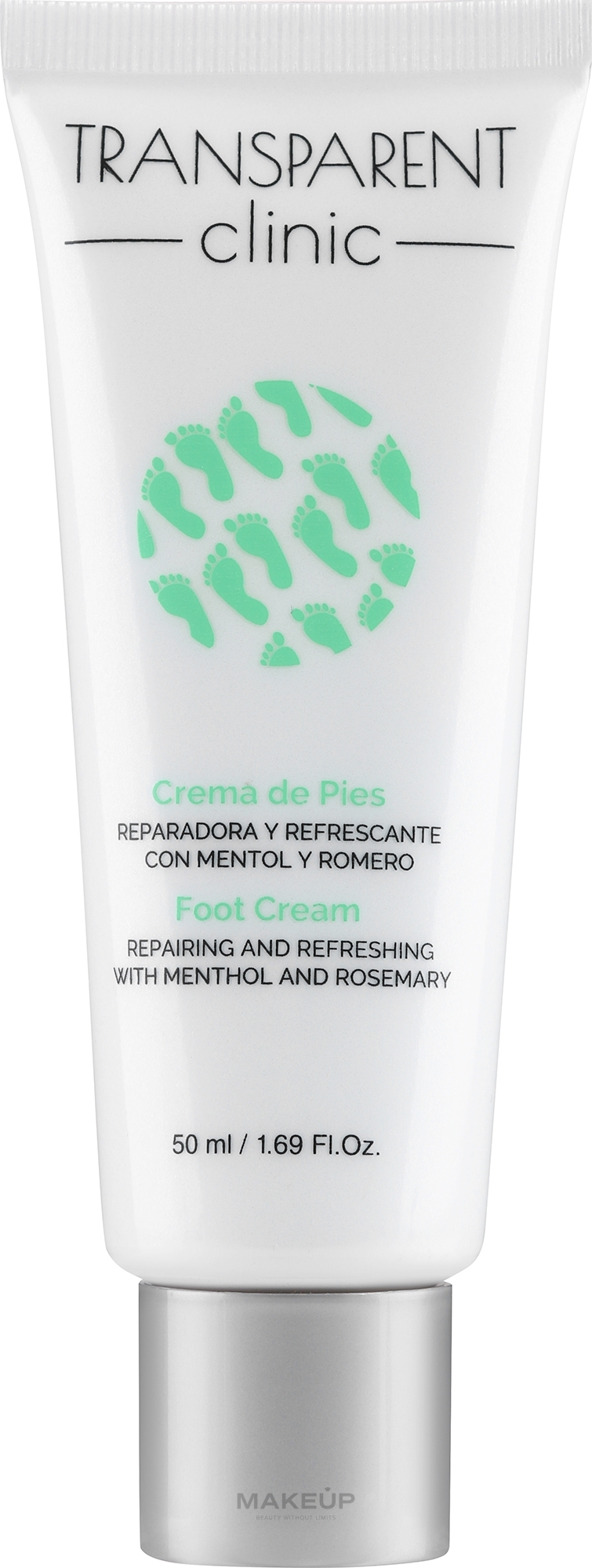 Foot Cream - Transparent Clinic Crema De Pies  — photo 50 ml