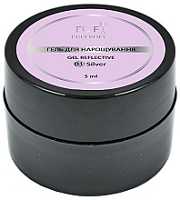 Fragrances, Perfumes, Cosmetics Reflective Builder Gel, silver - Tufi Profi Premium Gel Reflective 01