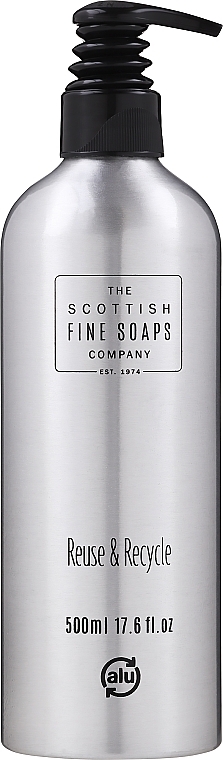 Aluminum Liquid Soap Dispenser - The Scottish Fine Soaps Refill Bottle — photo N7