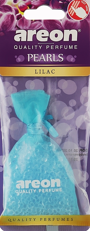Lilac Car Perfume - Areon Pearls Lilac — photo N1