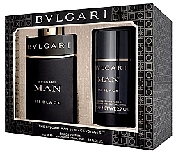 Fragrances, Perfumes, Cosmetics Bvlgari Man In Black - Set (edp/100ml + deo/75ml)