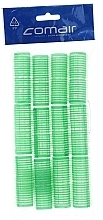 Velcro Plus Curlers Set, 12 pcs, 20mm, green - Comair — photo N1