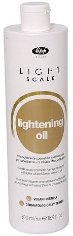 Brightening Hair Oil - LISAP Light Scale Lightening Oil — photo N1