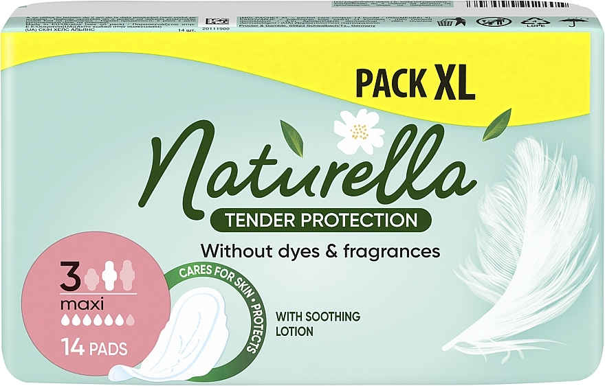 Sanitary Pads, 14 pcs. - Naturella Ultra White Duo Maxi — photo N8