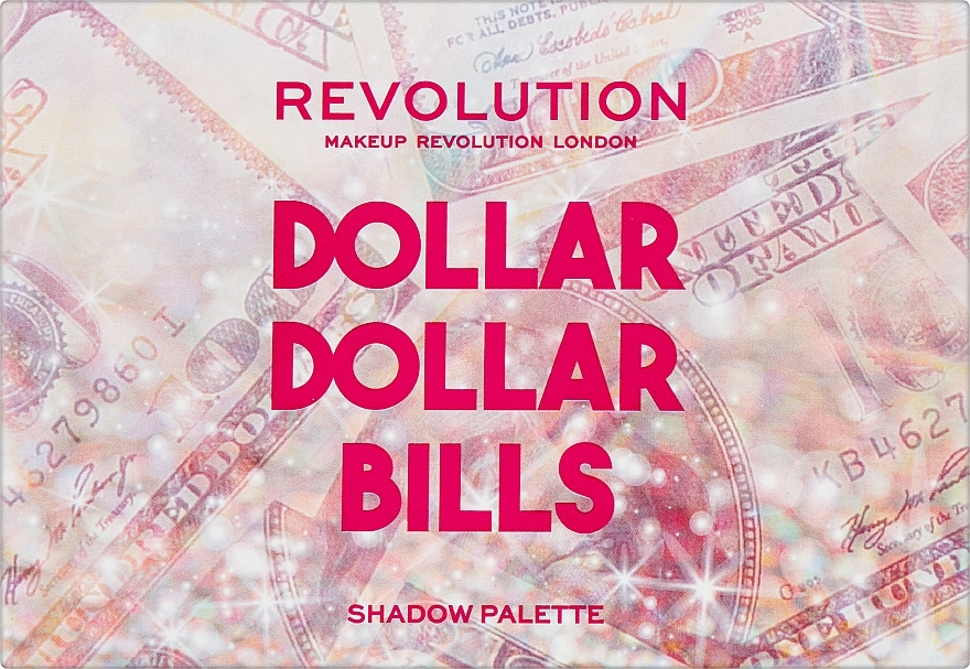 Eyeshadow Palette - Makeup Revolution Power Shadow Palette Dollar Dollar Bills — photo N3