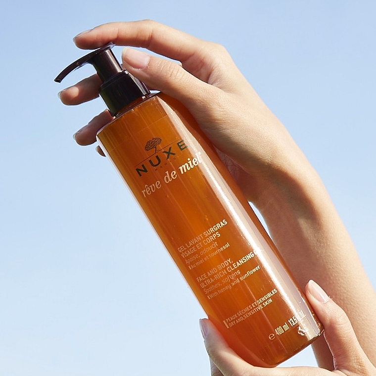 Universal Gel "Honey Dream" - Nuxe Reve de Miel Face And Body Ultra Rich Cleansing Gel — photo N5