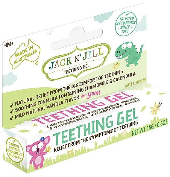 Pain Reliever Teething Gel - Jack N' Jill Natural Teething Gel — photo N1