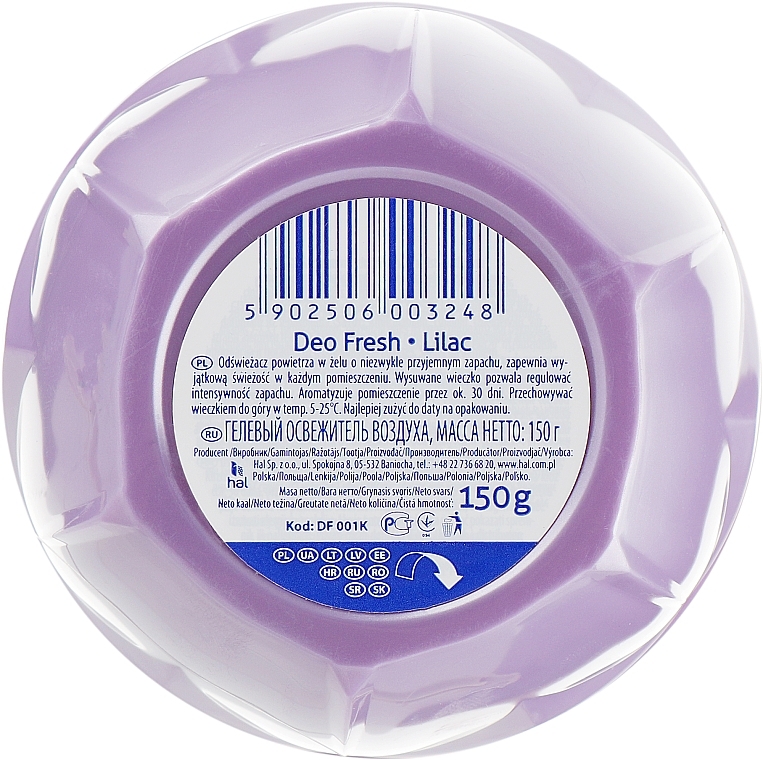 Gel Air Freshener "Lilac" - Kolorado Deo Fresh Deluxe — photo N30