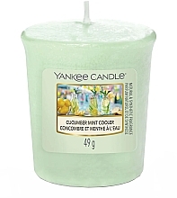 Fragrances, Perfumes, Cosmetics Scented Votive Candle - Yankee Candle Cucumber Mint Cooler