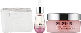 Fragrances, Perfumes, Cosmetics Set - Elemis Pro-Collagen Rose Duet (clean/balm/100g + oil/15ml + cloth/1pcs)