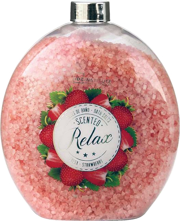 Bath Salt with Strawberry Scent - IDC Institute Scented Relax Strawberry Bath Salts — photo N1