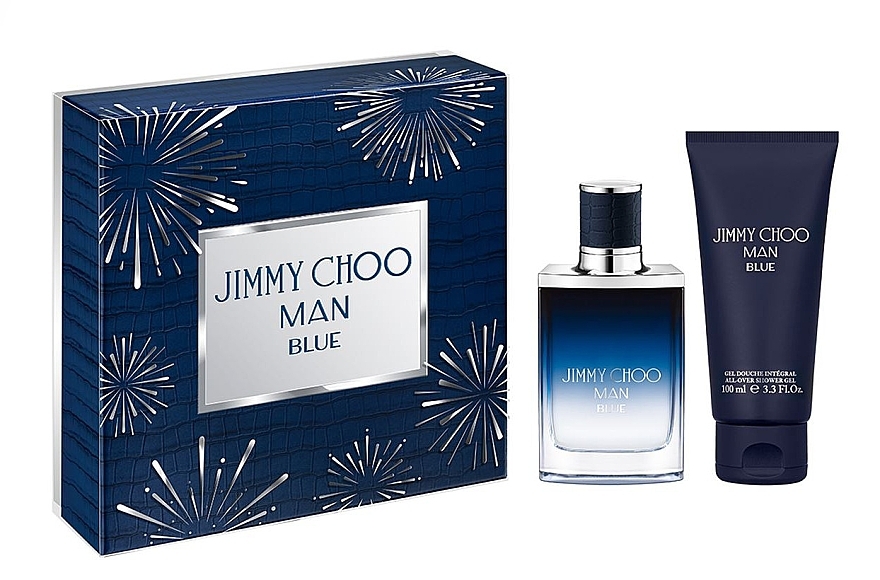 Jimmy Choo Man Blue - Set (edt/50ml + sh/gel/100ml) — photo N1