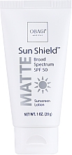 Fragrances, Perfumes, Cosmetics Mattifying Sunscreen SPF50 - Obagi Sun Shield Matte Broad Spectrum SPF 50 Travel Size
