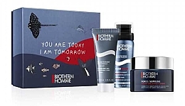 Fragrances, Perfumes, Cosmetics Set - Biotherm Homme Force Supreme Youth Architect (cr/50ml + shaving/foam/50ml + cl/gel/40ml)