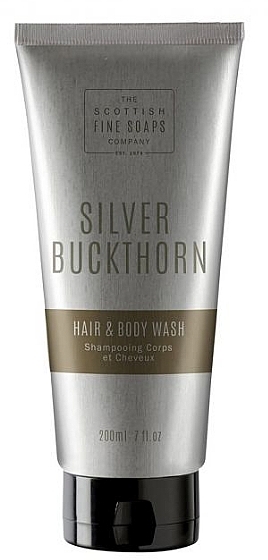Shower Gel-Shampoo - Scottish Fine Soaps Silver Buckthorn Hair & Body Wash — photo N3