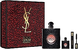 Fragrances, Perfumes, Cosmetics Yves Saint Laurent Black Opium - Set (edp/90ml + edp/7,5 ml + mascara/2ml) 
