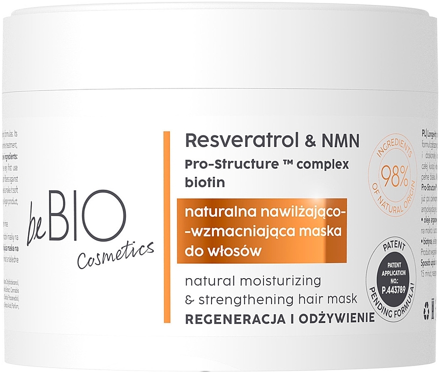 Restoration & Nourishment Hair Mask - BeBio Longevity Moisturizing & Strengthening Hair Mask — photo N1