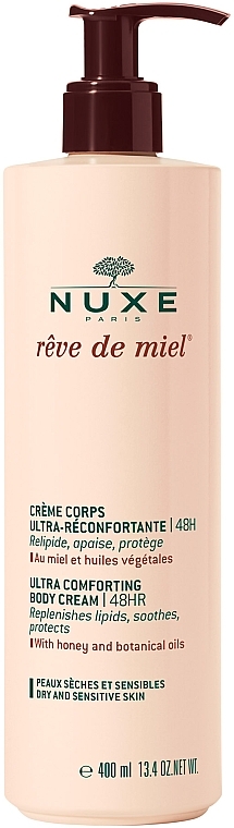 Body Cream - Nuxe Reve de Miel Ultra Comforting Body Cream (with pump) — photo N1