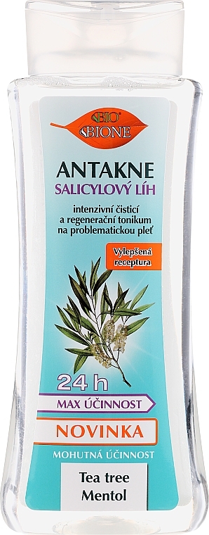 Salicylic Alcohol - Bione Cosmetics Antakne Salicylic Spirit Tea Tree and Menthol — photo N12