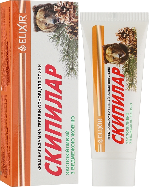 Soothing Bear Bile Cream Balm "Skipilar - Elixir — photo N1