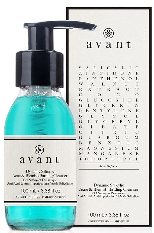 Anti-Acne Cleansing Gel - Avant Dynamic Salicylic Acne & Blemish Battling Cleanser — photo N1