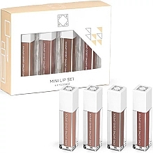 Fragrances, Perfumes, Cosmetics Liquid Matte Lipstick Set - Ofra Everyday Nudes Mini Lip Set (lipstick/4x1g)