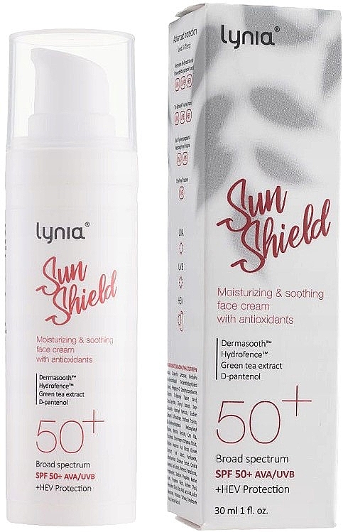 GIFT! Protective Cream SPF 50+ - Lynia Sun Shield SPF50+ — photo N1