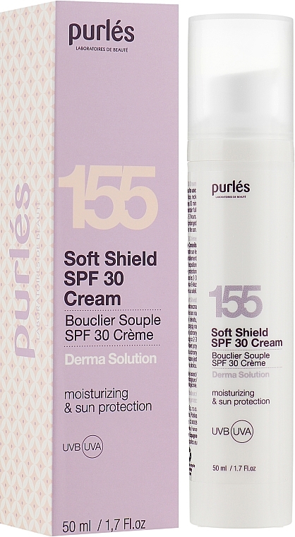 Moisturizing Sunscreen Cream - Purles Derma Solution 155 Soft Shield Cream Spf30 — photo N4