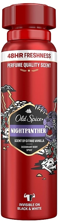 Deodorant Spray - Old Spice Night Panther Deodorant Spray — photo N1