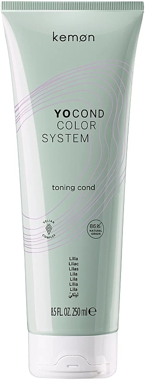 Lavender Coloring Conditioner - Kemon Yo Color System Toning Kond Lilac — photo N1