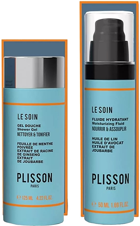 Set - Plisson The Irresistible (sh/gel/125 ml + fluid/50 ml) — photo N2