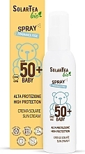 Fragrances, Perfumes, Cosmetics Kids Sunscreen Spray - Bema Cosmetici Solar Tea Baby Sun Spray SPF 50+