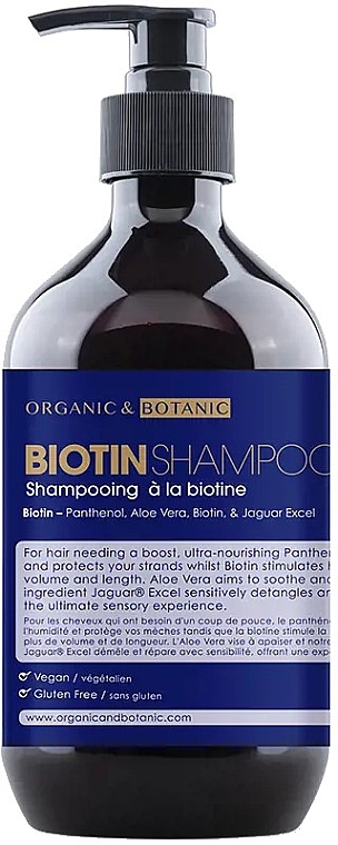 Biotin Shampoo - Organic & Botanic Biotin Shampoo — photo N1