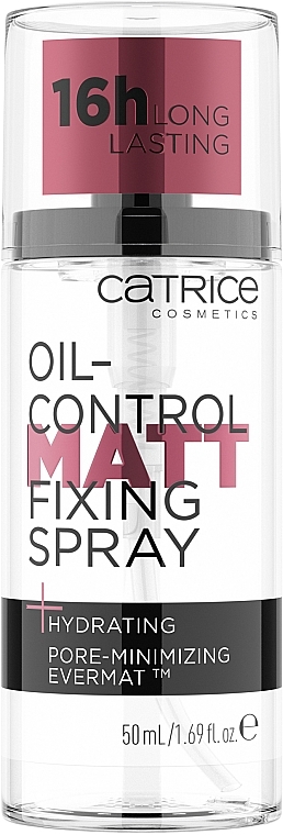 Setting Spray - Catrice Oil-Control Matt Fixing Spray — photo N1
