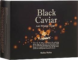 Face Cream - Holika Holika Black Caviar Anti-Wrinkle Cream — photo N2