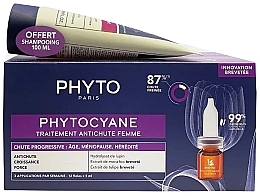 Set - Phyto Phytocyane Set (ampoules/12x5ml + shm/100ml) — photo N1