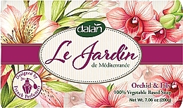 Fragrances, Perfumes, Cosmetics Perfumed Toilet Soap ‘Dalan Le Jardin. Orchid & Lily’, 200g - Dalan Le Jardin Orchid & Lily Soap