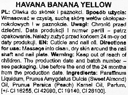 Nail & Cuticle Oil - Silcare Olive Shells Havana Banana Yellow — photo N7