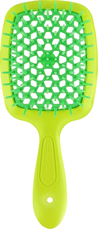 Hair Brush 86SP234 LIM, green and green - Janeke Small Superbrush — photo N1